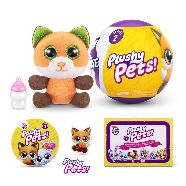 5 Surprise Plushy Pets Series 2 By ZURU