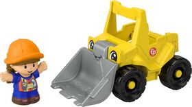 Fisher-Price Little People Bulldozer Construction Toy and Figure Set for Toddlers, 2 Pieces