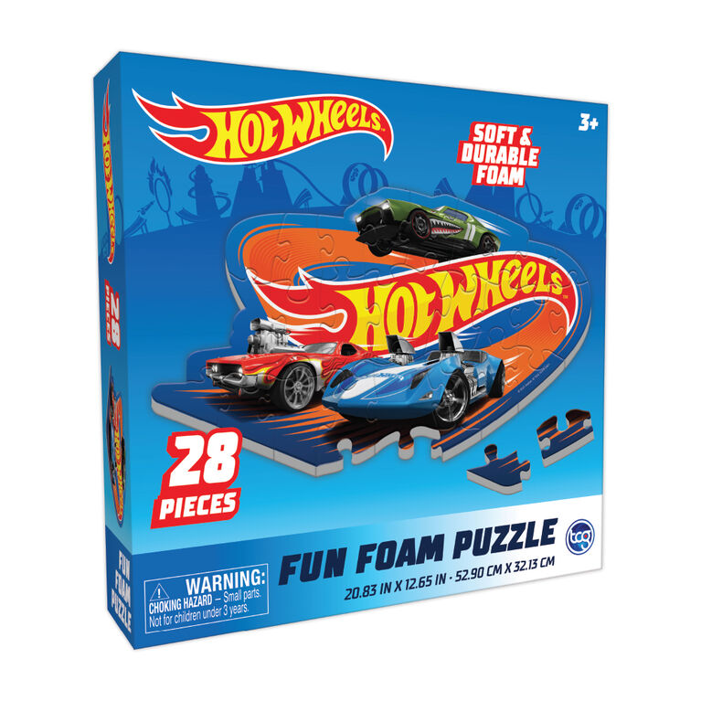 Sure-Lox Kids - Fun Foam Puzzles - Hot Wheels