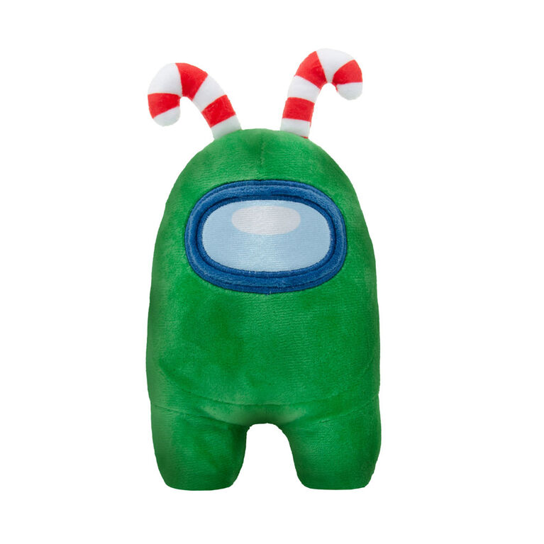 Among Us 8" Christmas Plush - Candy Canes Among Us 8" Christmas Plush - Candy Canes