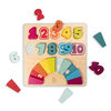 Puzzle de nombres en bois, Counting Rainbows, B. toys