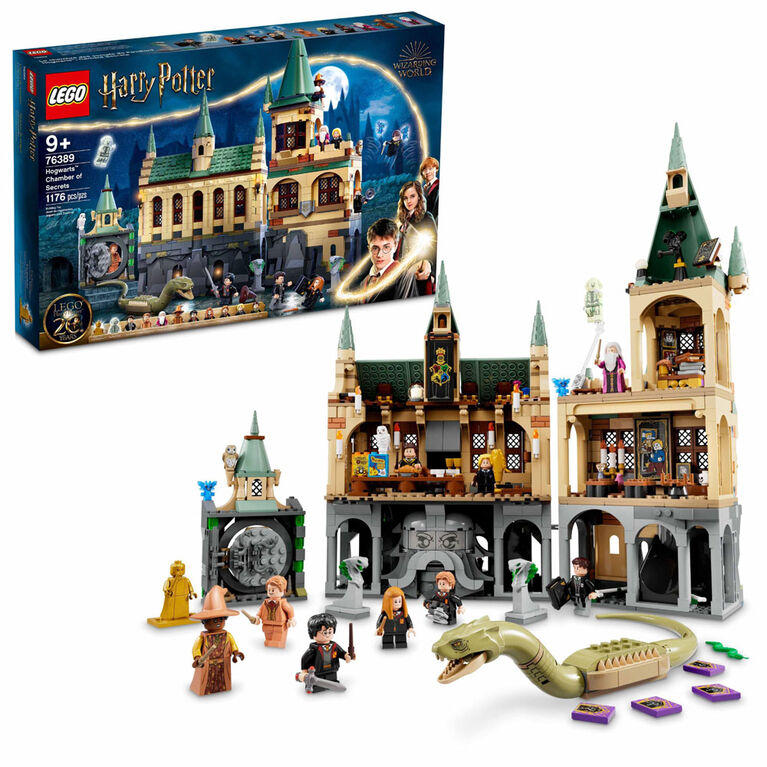 LEGO Harry Potter La chambre des secrets de Poudlard 76389 Ensemble de construction (1 176 pièces)