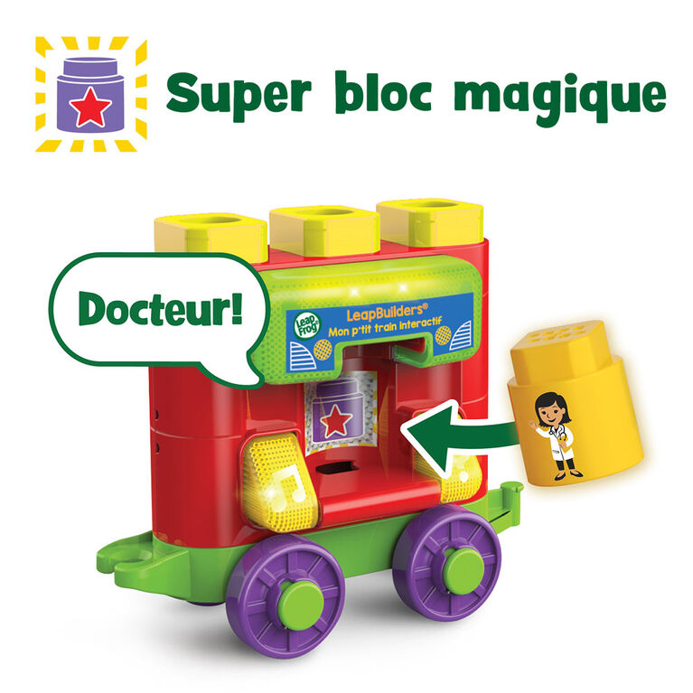 LeapFrog LeapBuilders Mon p'tit train interactif - Édition française