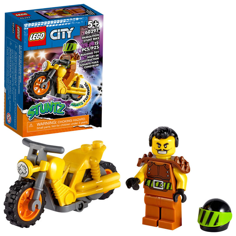 LEGO City Stuntz La moto de démolition 60297 (12 pièces)