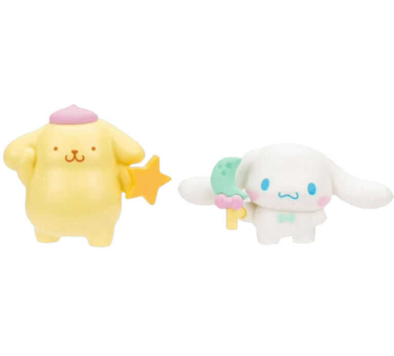 Hello Kitty & Friends 2 Figure Pack: Dreamland - Cinnamoroll Lollipop & Pompompurin Star
