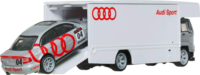 Hot Wheels Team Transport Truck & Audi S4 Quatro