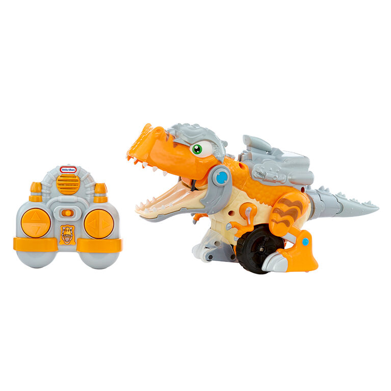 Little Tikes T-Rex Strike Remote Control Chompin' Walking Spinning Roaring Dinosaur Vehicle Toy