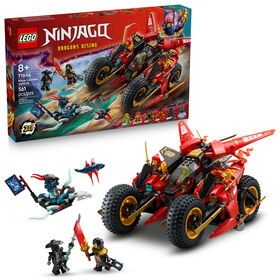 LEGO NINJAGO Ninja Combat Vehicle - 3 in 1 Building Toy for Kids, Boys & Girls, Ages 8+ - 71844