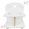 Chaise haute en bois pour poupée, Little Flora - Notre exclusivité