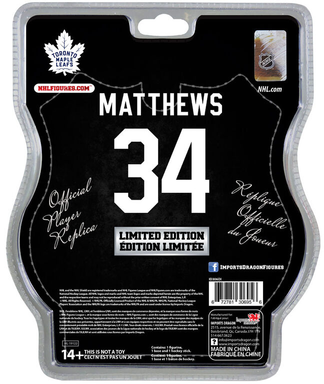 Auston Matthews Toronto Maple Leafs 6" NHL Figure