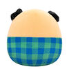 Squishmallows 12" Plush - Prince the Pug with Flannel Shirt