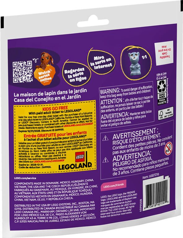 LEGO Friends Garden Bunny House 30722