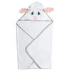 Precious Moment White Lamb Hooded Towel