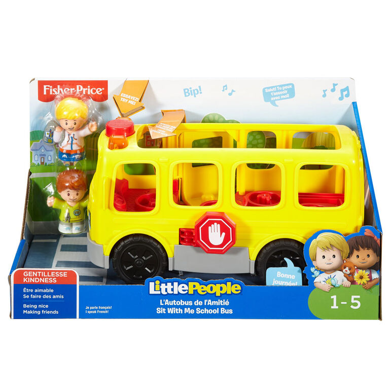 Fisher-Price Little People Sit with Me School Bus - French Edition