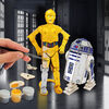 Wood WorX - Duo de modèles à assembler C-3PO et R2-D2 de Star Wars