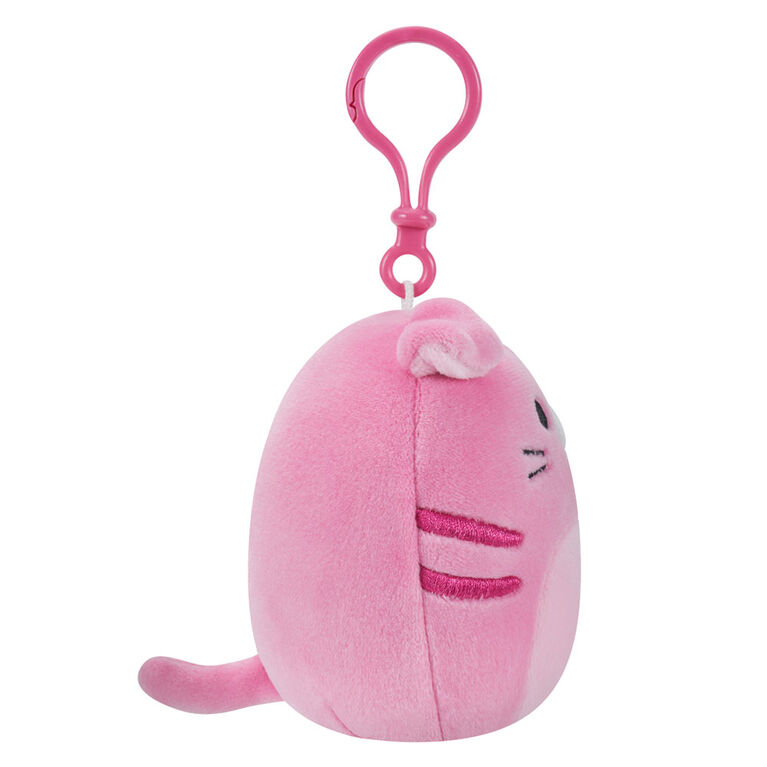 Squishmallows 3.5" Clip On - Geraldine the Pink Scottish Fold Cat
