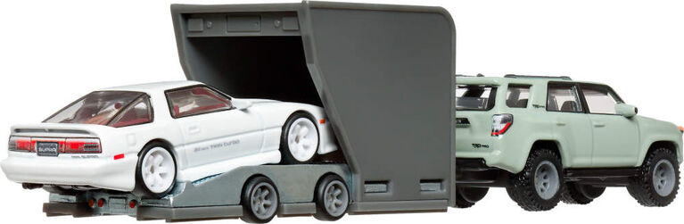 Hot Wheels Team Transport Camion et voiture de course