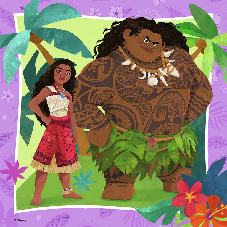 Ravensburger Disney Moana 2 3x 49 piece Jigsaw Puzzles