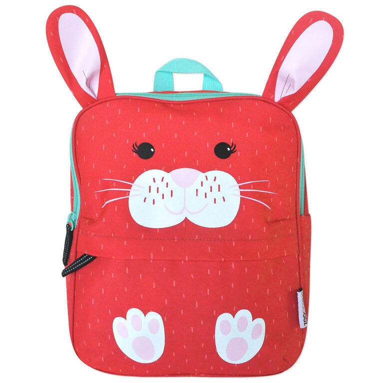 ZOOCCHINI - Toddler, Kids Everyday Square Backpack - Daycare, Nursery, Kindergarten, School Bag - Bella the Bunny