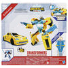 Transformers Toys Battle Call Officer Bumblebee 10 Inch Converting Action Figure, Toys for Kids Ages 6 and Up