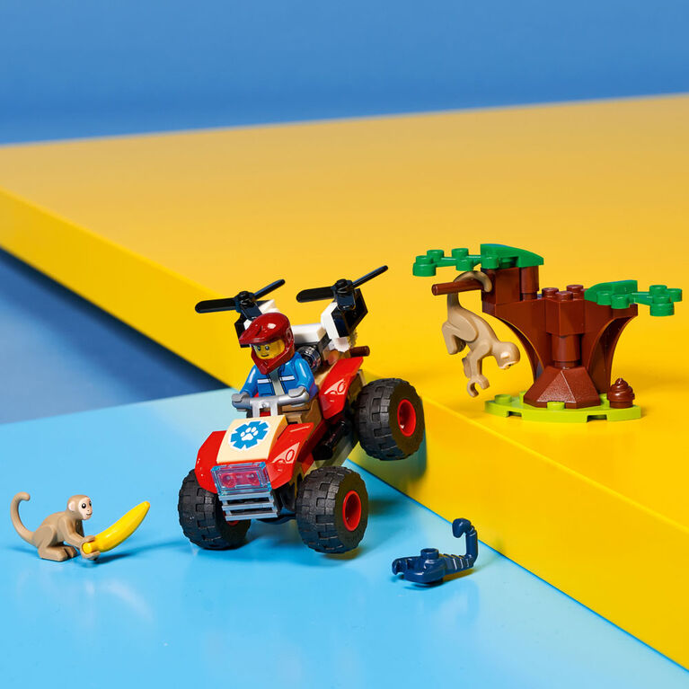LEGO City Wildlife Le VTT de sauvetage d'animaux 60300 (74 pièces)