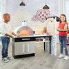 Little Tikes Real Wood Pizza Restaurant Roleplay Pizza Kitchen Cook and Serve With Realistic Lights and Sounds and Dual-Sided Play for Girls Boys - Multicolor, Ages 3+