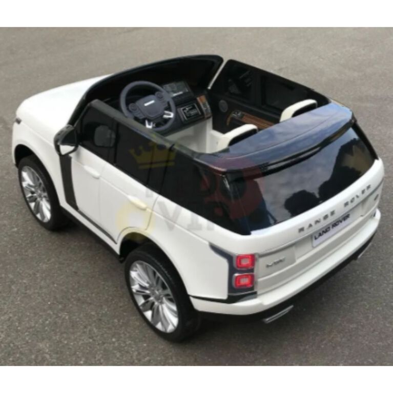 KidsVip 2x12V Kids & Toddlers Range Rover 4WD ride on car w/Remote Control - White on White
