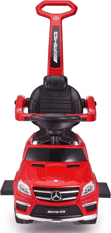 Voltz Toys Mercedes-Benz AMG GL63 4-in-1 Push Pedal Car, Red