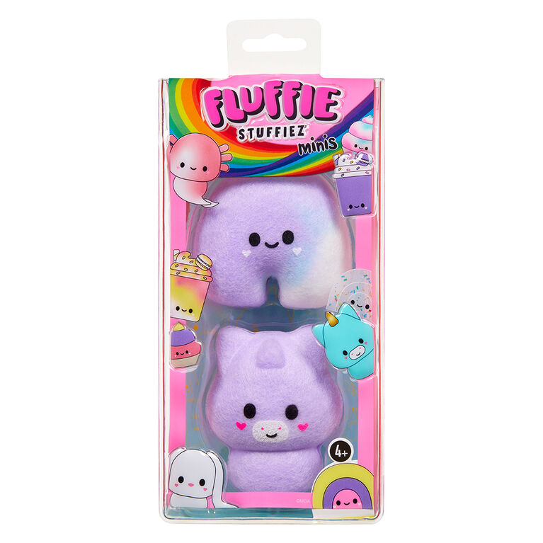 Fluffie Stuffiez Minis Plush - Rainbow & Unicorn