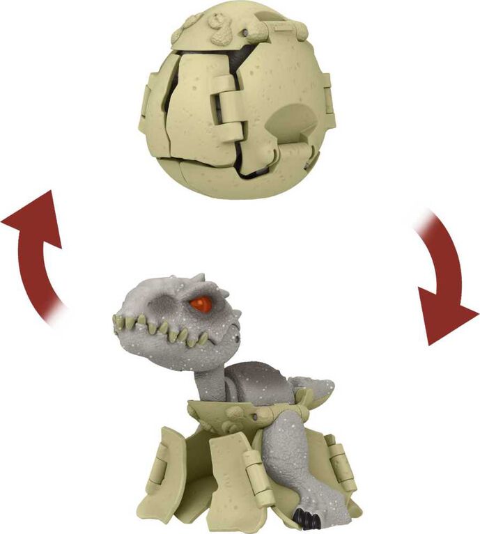 Jurassic World Egg to Dinosaur Transforming Toy, Hidden Hatchers