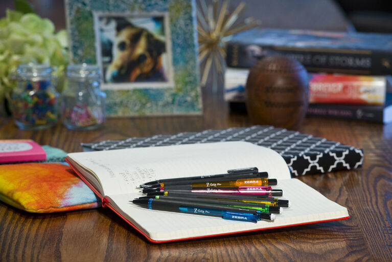 Crayon Mécanique Zebra Zgrip Baril Noir Et Bleu 2Pk