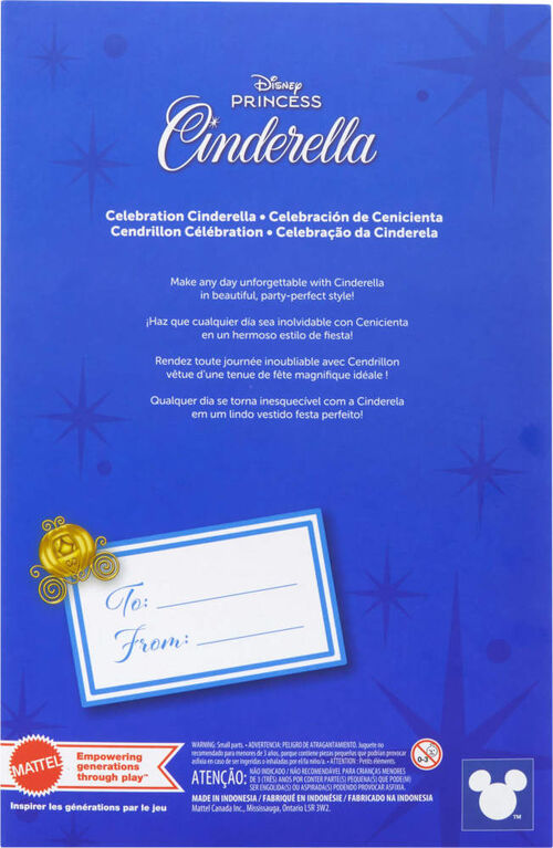 Princesses Disney Poupée Cendrillon Fête d'Anniversaire