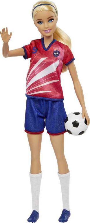 Ken Soccer Doll, Cropped Hair, #10 Uniform, Soccer Ball, Cleats,  Socks