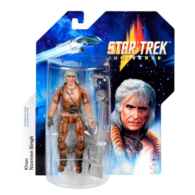 Star Trek 5" Universe  Figurine: Khan Noonien Singh (Wrath Of Khan)
