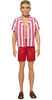 ​Ken 60th Anniversary Doll 1 in Throwback Beach Look with Swimsuit & Sandals