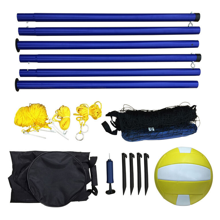 Portable Volleyball Net,Post,Ball & Pump