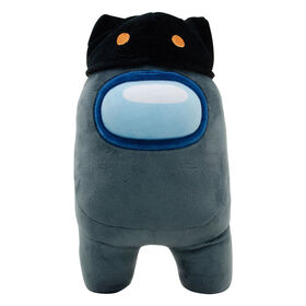 YuMe Among Us 12 Inch Plush with Hats - Black