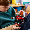 LEGO Sonic the Hedgehog Knuckles Contre le Robot Egg Crusher du Dr. Eggman, Jouet de Robot, Ensemble Interactif 77005