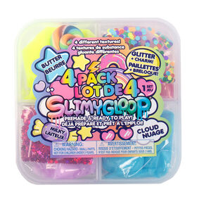 Slimygloop Mixems   4pk Rainbow