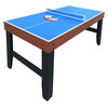 Accelerator 4-in-1 Multi-Game Table with Basketball, Air Hockey, Table Tennis and Dry Erase Board