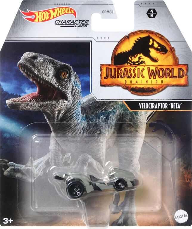 Hot Wheels -Voiture de personnage - Monde jurassique - Mirror Dino