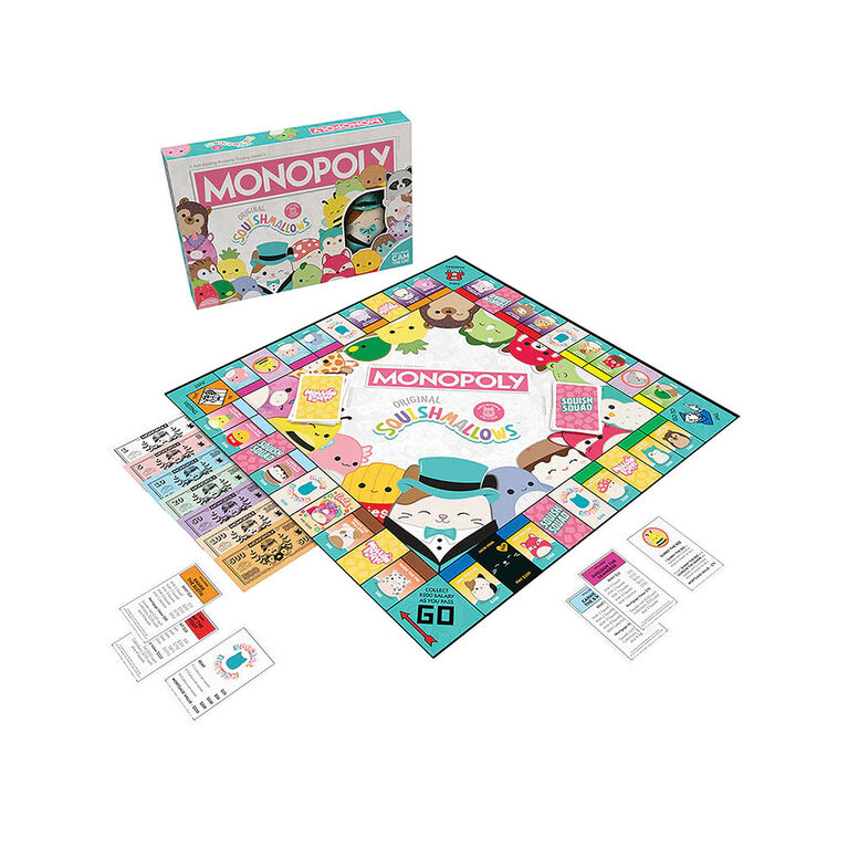 Usaopoly Monopoly: Original Squishmallows Collector's Edition - English Edition