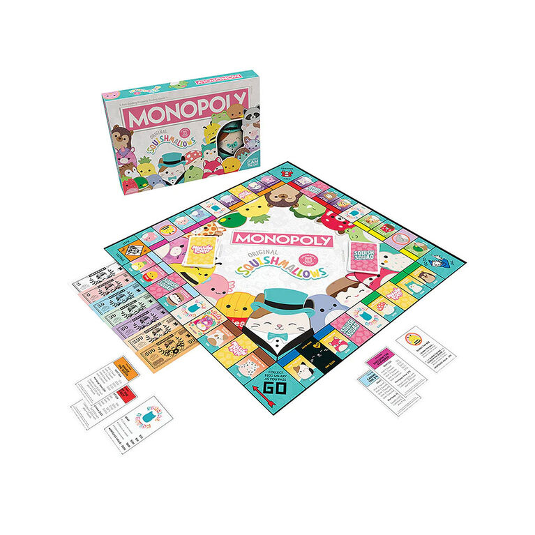 Usaopoly Monopoly: Original Squishmallows Édition De Collectors - Édition Anglaise