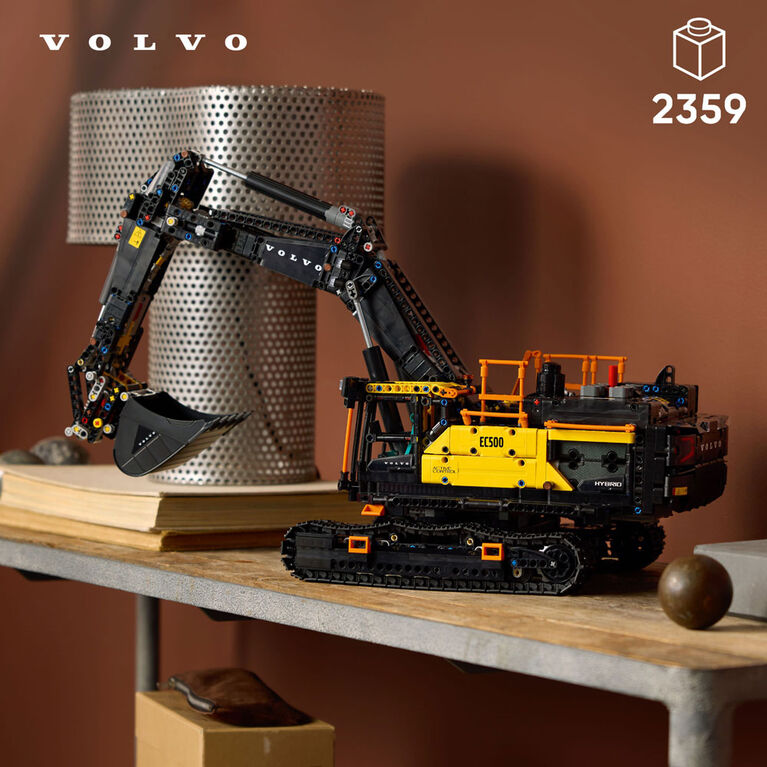 LEGO Technic Volvo EC500 Hybrid Excavator - LEGO Set for Adults - Collectible Model Kit, 18+ - 42215
