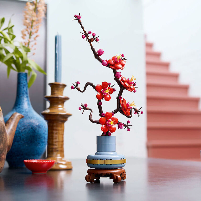 LEGO Icons Plum Blossom Flower, Building Set for Teens and Adults, Artificial Flower Decor, 10369