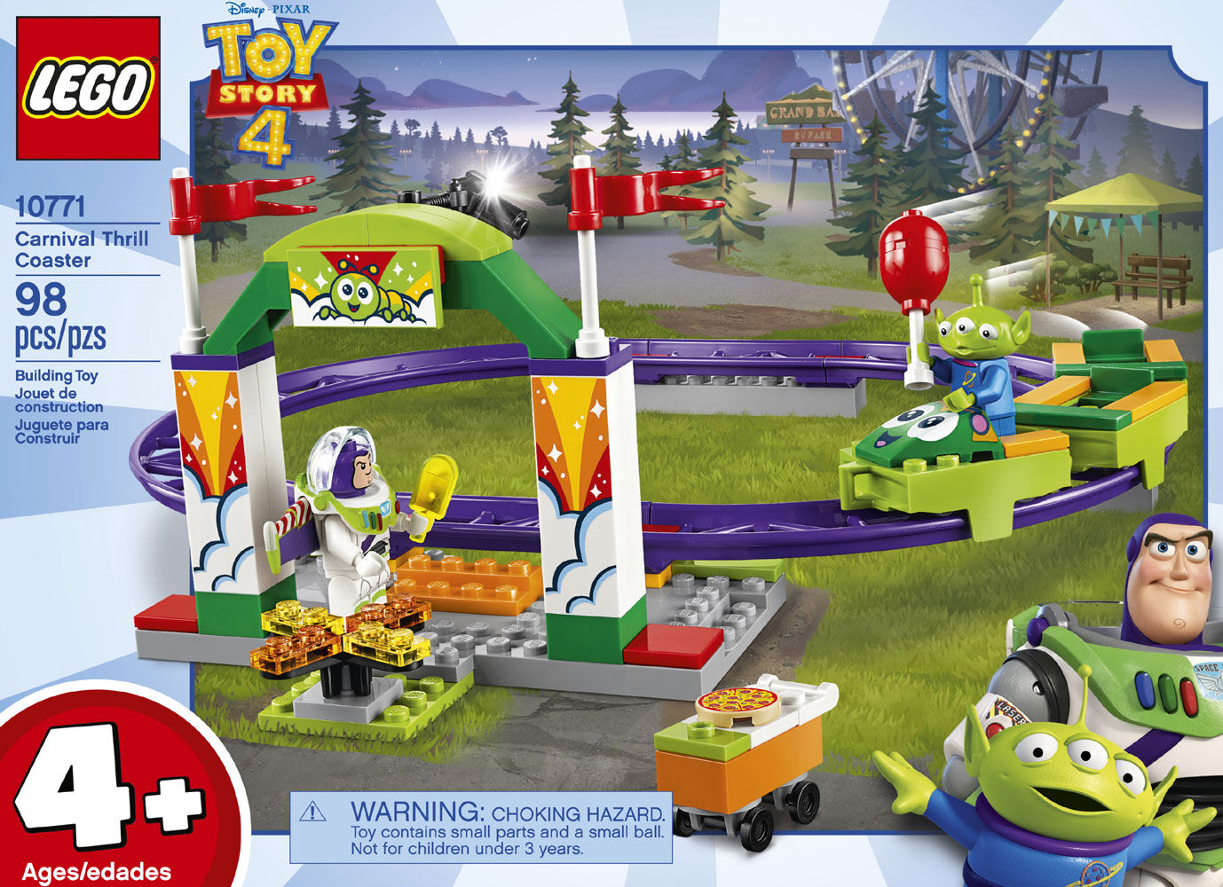 LEGO Disney Toy Story 4 Carnival Thrill Coaster 10771
