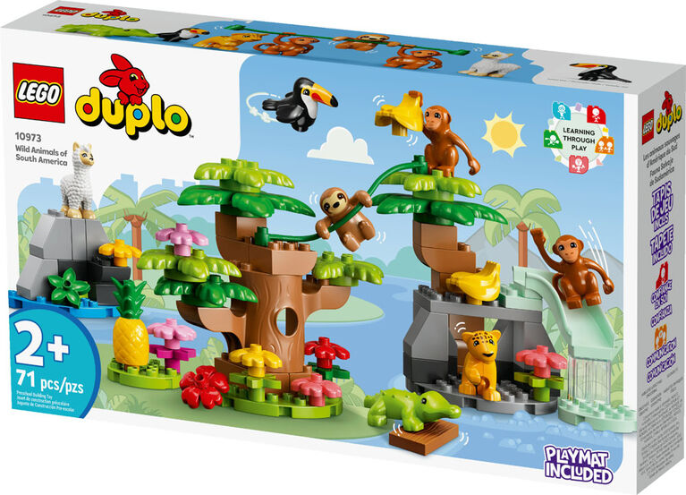 LEGO DUPLO Les animaux sauvages d'Amérique du Sud 10973 Ensemble de construction (71 pièces)