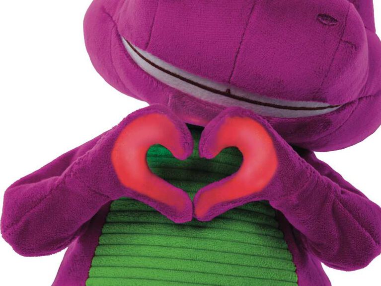 Fisher-Price Barney's World Dance Moves Music Barney Plush, 13-inch Figure, Songs, Sounds, Lights & Soft Texture