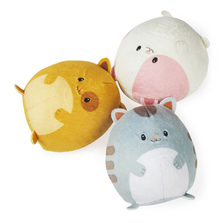 Gabby's Dollhouse, Hamster Kitties, Three Super-Soft Plush, Stuffed Animals