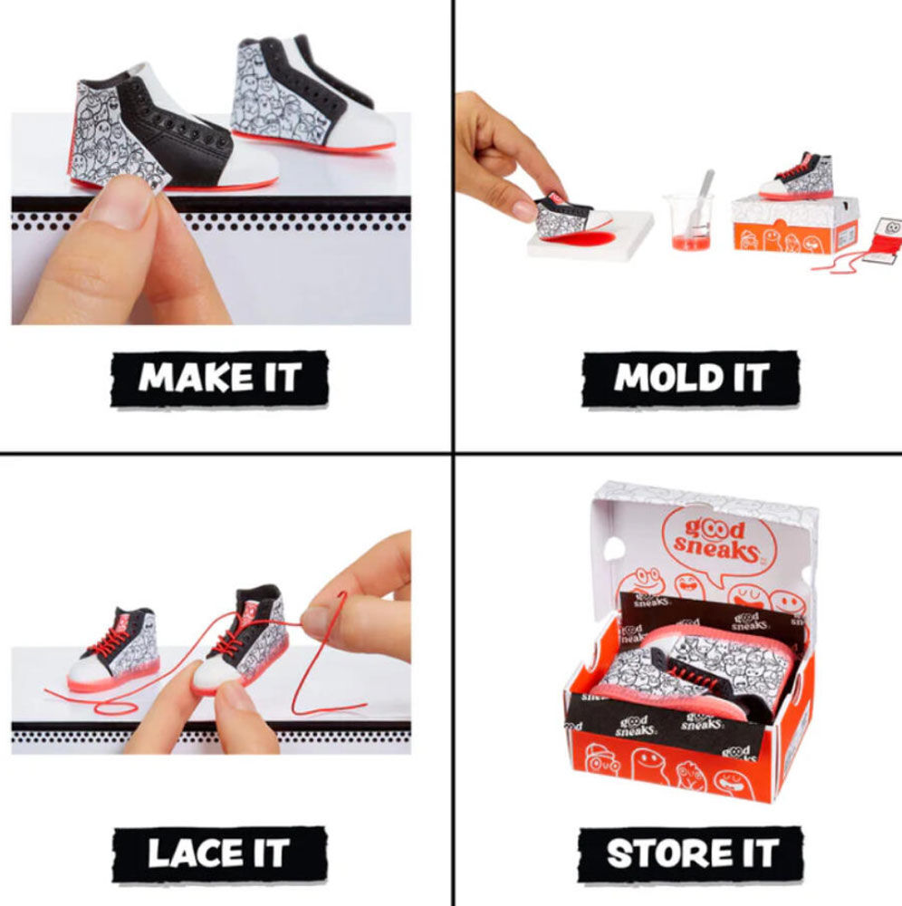 MGA's Miniverse Make It Mini Sneakers Blind Box - 1 per order, colour may vary (Each sold separately, selected at Random)